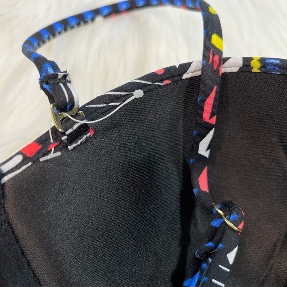 NWOT Bar III Multicolored Bikini Top Large - Picture 10 of 13